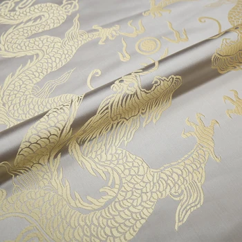 Dragon modelio drabužių audinio brokatas žakardo šilko audiniai, medžiagos, siuvimo cheongsam kimono ir maišelis