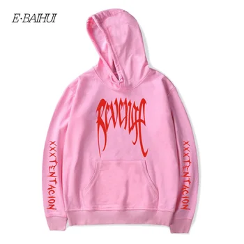 E-BAIHUI XXXTentacion Juoda Hoodies Vyrų Atsitiktinis Hip-hop megztiniai vyrams hoodies XXXTentacion Homme W01