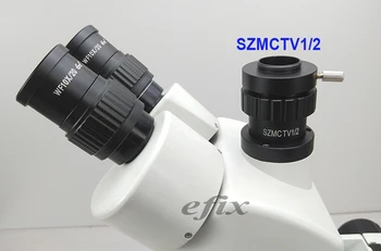 Efix Litavimo Mikroskopu 8 Colių LCD AV Trinokulinis Stereo, Zoom Digital HD 