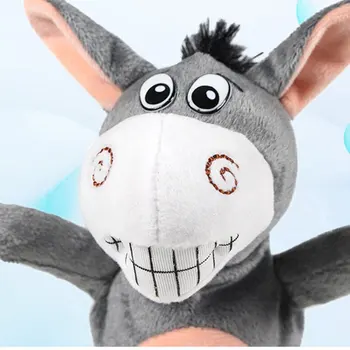 Elektroninių Interaktyvūs Žaislai Mielas Elektros Balso Įrašymo Donkey Juda Kalbėti Ir Vaikščioti Donkey Žaislai, Gimtadienio Dovanos Vaikams