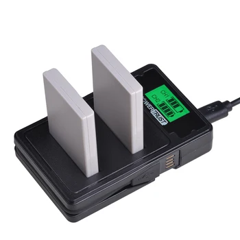 EN-EL5 ENEL5 Baterija + LCD Dual USB Kroviklis skirtas NIKON Coolpix P530 P520 P510 P100 P500 P5000 P5100 P6000 3700 4200 Baterijos