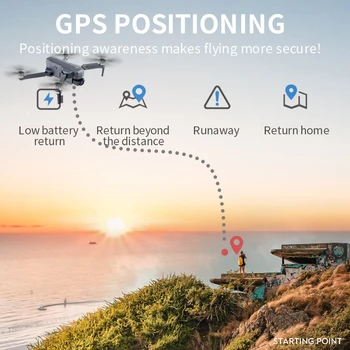F11 Pro GPS Tranai 5G FPV WIFI 4K Profesinės 2-Ašis, Anti-Shake, Gimbal Kamera Drone Brushless RC Quadcopter Dron Vs SG906 Pro2