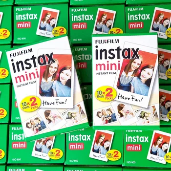 Fujifilm Instax Mini Kino 10 - 100 Lapų, 3 Colių Baltos spalvos Šoniniai Foto Popieriaus Polaroid FUJI Momentinių Mini LiPlay 11 9 8 70 90 Fotoaparatas