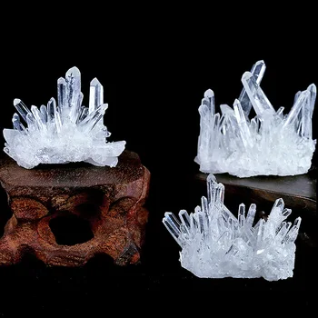 Gamtos Himalaya Kvarco Kristalo Grupių Roko Akmenys, Mineraliniai Reiki Healing Egzempliorių Namuose, Deco