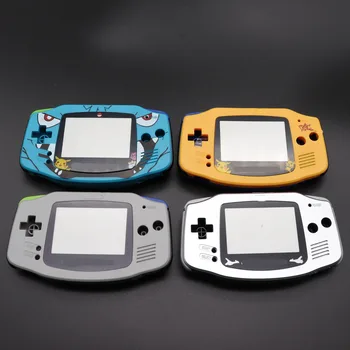 Geltona Sidabro spalvos Plastikinis Korpusas su Lukštais Odos Nintendo Gameboy Advance GBA Padengti