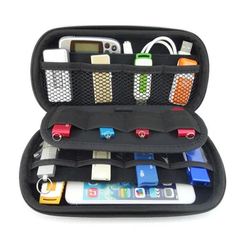 GUANHE HDD Skaitmeninę Programėlę Kelionių Saugojimo Krepšys U Disko, USB Duomenų Kabelis, SD Kortele, Telefono, Elektroninio išorinį kietąjį diską krepšys