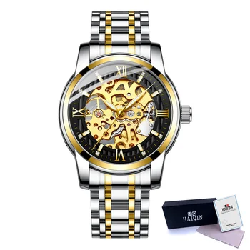 HAIQIN vyriški Laikrodžiai sportas/automatinė/mechaninė/mliltary žiūrėti vyrų laikrodis mens watches top brand prabanga relogio mecanico