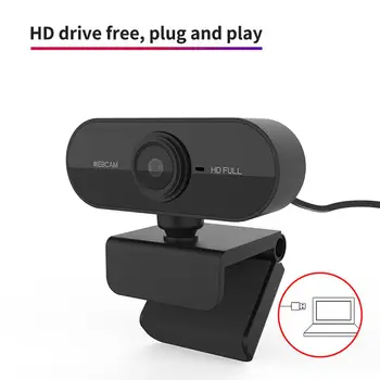 HD1080P Webcam PC Web Kamera su Mikrofonu Pasukti PC Desktop Kameros Live Transliacijos Vaizdo skambučius Konferencijos Darbo WebCamera