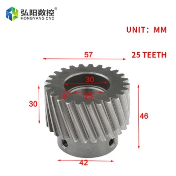 Hong Yang graviravimas mašinos variklio reduktorius 20/25/30/40 pavarų tiesiai įstrižakrumplės pavaros 1.25 / 1.5 / 2 režimas