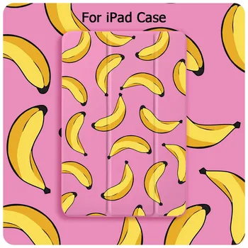 IPad Air 2 3 Atveju Mielas Bananų iPad Pro 11 Atveju 2020 Tablet Atveju Auto Miego Pabusti iPad Mini 5 PU Apsaugoti Odą Atvejais