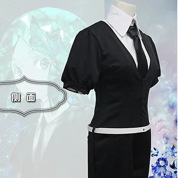 Japonų Anime žemės blizgantis deimantinis Houseki nr. bort Kuni Jade Geltona Cosplay Kostiumų Playsuit Apranga, Uniformos, Kostiumai perukas