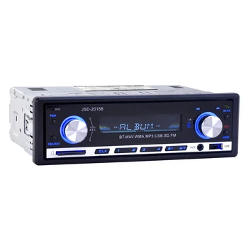 JSD8 1 Din Automobilių Garso Auto Radijas Stereo Muzikos Bluetooth, MP3 Grotuvas, FM Tunner Autoradio AUX Įėjimas Radijo imtuvai (USB jungtis Įkrovikliui