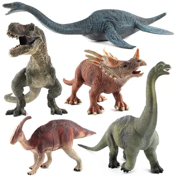 Juros periodo dinozaurų pasaulyje, T-rex Spinosaurus plesiosaurus Styracosaurus Parasaurolophus duomenys vaikams, kurie mokosi žaislai, vaikų dovanų