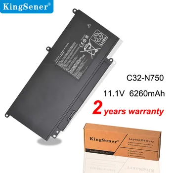 KingSener C32-N750 Nešiojamas baterija ASUS N750 N750J N750JK N750JV N750Y47JK-SL N750Y47JV-SL-11.1 V 6260mAh/69WH