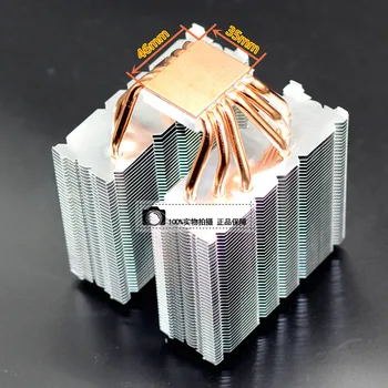 KOOLASON Intel AMD 115x 1366 AM3 Vario 6 Šilumos Vamzdžio Kompiuterio CPU Aušintuvo Pasyvus Išjungti Ventiliatoriaus Aušinimo Thermotube Radiatorius