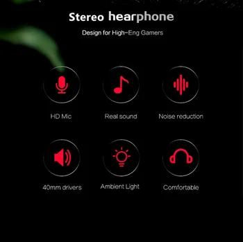Laidinio Žaidimų Ausinės PS4/Mobiliojo telefono Ausines, Mikrofonas Stereo Vakarienę Bass Sony PlayStation 4 PS4 Ausinių