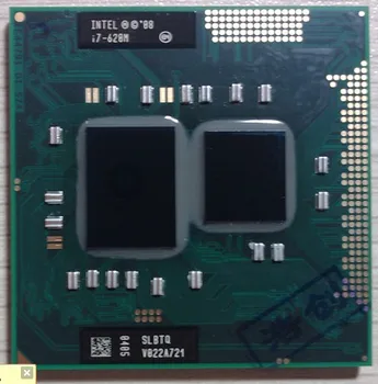 Laptop cpu intel PGA 988 pin Lizdas G1, i7 620M 2.66-3.33 G Dual Core Keturias temas Nešiojamojo kompiuterio procesorius