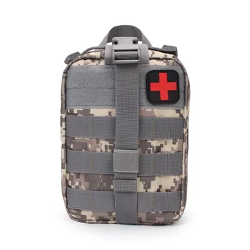 Lauko Avarinė Mini Survival Kit Tuščias Maišas Taktinis Pirmosios Medicinos Pagalbos Rinkinys, Karinės Juosmens Pack Kelionės Taktinis Molle Krepšys