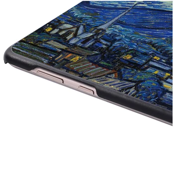 Lašas Atsparumo Plastiko Planšetinio kompiuterio Dangtelis Atveju, Huawei Huawei MediaPad T5 10 10.1 colių Spalvotų Tablet Stand Padengti Atveju