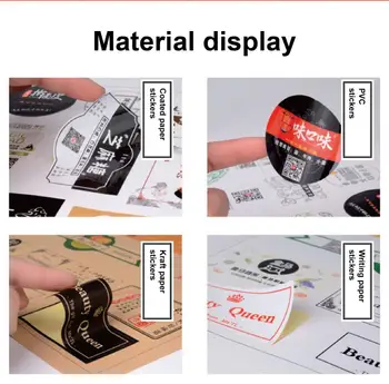 Lipnios etiketės užsakymą reklamos skaidrios PVC ženklo logotipą vandeniui prekės ženklo QR kodų dizainas ir spausdinimas