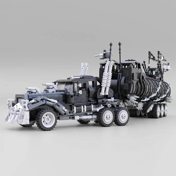 Mad-Max Filmas keistas sunkvežimis įrangos pardavimas, biuro įrangos Serijos Karo Įrenginys gali Kolekcijos modelių Kūrimo Blokus, Rinkiniai Rinkinį Plytų Asamblėjos Žaislai dovana