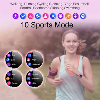 Mados Smartwatch Moterys Vyrai Multi-Sporto režimas Fitness Tracker Sporto Ponios Smart Laikrodis Andoid IOS Plieno Smart Žiūrėti Valandų