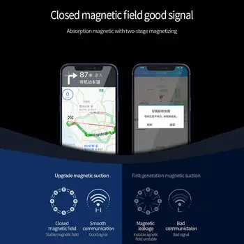 Magnetinio Belaidis Automobilinis Įkroviklis Mount Max 15W Qi Sertifikavimo Automobilių įkrauna Telefoną 