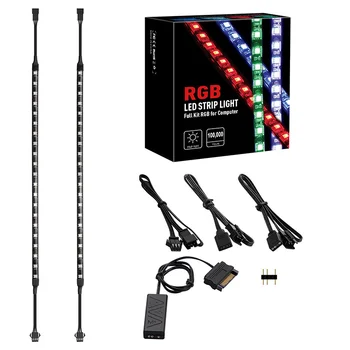 Magnetinio Naudojamos RGB LED Juostelės Rinkiniai Dreamcolor LED Šviesos Juostelės Plokštė /VNT Kompiuterio Atveju su 5V 3pin RGB Antraštė