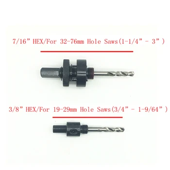 Mainpoint HSS Bi-Metal Skylę Pamačiau Rinkinį Su Gręžimo PowerTool Accessories 19-76mm Metalo apdorojimas Metalo Pjovimo Plieno Įrankiai