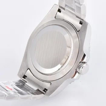Mechaninė automatinė žiūrėti vyriški laikrodžiai vyrams prabangos prekės GMT 40mm safyro stiklas Šviesos data Nerūdijančio plieno R77