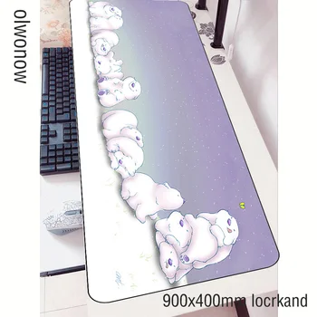 Mielas padmouse 900x400x3mm žaidimų kilimėlis žaidimo didelių pelės mygtukai žaidėjus kompiuterio stalas pigiausia kilimėlis notbook mousemat pc
