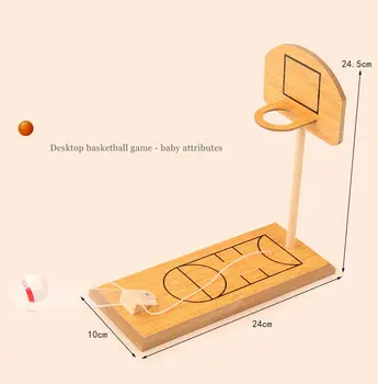Mini Krepšinio Medienos Lentelės Suaugusieji Žaislai Vaikams Švietimo Darbalaukio Krepšinio Medinių Blokas Sportas Vaikams 