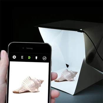 Mini Nešiojamas Sulankstomas Švieslentę Fotografijos Studijoje Soft box LED Šviesos nuotrauka Soft Box 