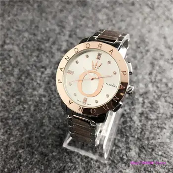 Moterų Laikrodžiai Pandora-laikrodžių apyrankės pakabukai sidabras 925 originalios Prabangos Ponios Žiūrėti Moterims reloj mujer siųsti relogio