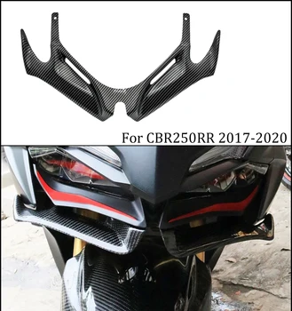 Mtkracing honda cbr250rr 250rr aerodinamika priekinis motociklo lauktuvės winglets padengti anglies pluošto apsauga apsaugai 2017-2020