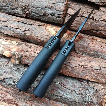 Multi nardymo priemonė & ABS duomenų lapas fiksuotu peilis 440C ašmenys gumos rankena lauko kempingas išgyvenimo taktinis medžioklės edc įrankis