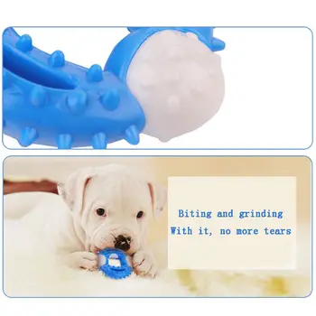 Naminių Šunų Dantų Valymo Kramtyti Žaislus Tvirtos Kaulų Spurgos Formos Dantų Mokymo Molinis Žaislas, skirtas Agresyvių Šunų Žaislai Prekes