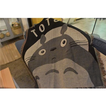 Naujas Anime Mano Kaimynas Totoro medvilne, Antklode Kilimėlis Vonios Rankšluostį Prigulti, sofos antklodė, Antklodės Vaikų Vaikai Dovanų 125x150cm Dropshipping