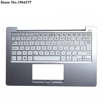 Naujas ASUS X201 X202 X201E x202E su Replace, UK Nešiojamojo kompiuterio Klaviatūros Išdėstymas Topcase Būsto Palmrest klaviatūros rėmelio viršutinė