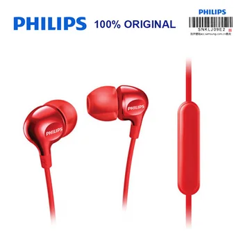Naujas Philips SHE3705 In-Ear Stereo Bass Ausinių Laidinė laisvų Rankų įranga 3,5 mm Kištuką su Mikrofonu Vaizdo Žaidimas Parama europos sąjungos Oficialusis Originali