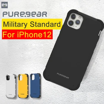 Naujas PureGear Karinius Standartus Saugomų Telefono dėklas skirtas iPhone 12 antidetonaciniai Apsaugos Prabanga
