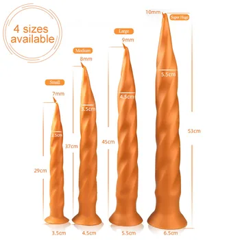 Naujas silikoninis didelis ilgas analinis dildo butt plug sekso žaislai moterims, vyrams gėjų analinis kaištis prostatos masažas išangę dilator stimuliatorius