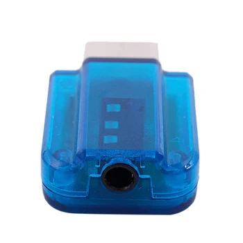 Naujas USB Bluetooth o Imtuvo ir Siųstuvo 2 in 1 3.5 Bevielio Perdavimo Adapteris Mėlyna