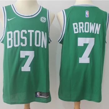 NBA Boston Celtics #7 Jaylen Ruda Vyrų Krepšinio Jersey Swingman Jersey Dygsniuotos Retro NBA Vyrams Megztiniai