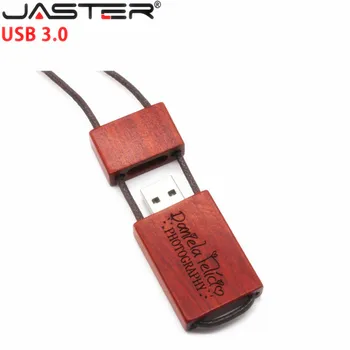 Nemokama LOGO Virvelę Medinė USB 3.0 Flash Drive 4G 8GB 16GB 32GB 64GB 128GB Didelės Spartos Pen Drives Realias galimybes Memory Stick U Disko