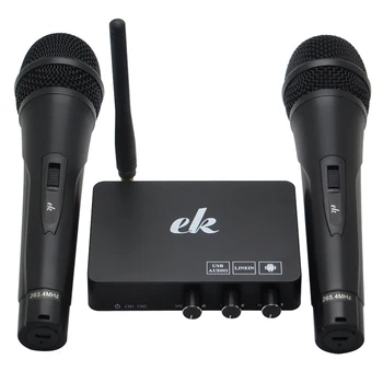 Nešiojamų Belaidžio Šeimos Namų Karaoke Echo Sistemos Dainuoti Mikrofoną, Lange Karaoke Grotuvas USB Garso Android TV Box 