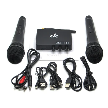 Nešiojamų Belaidžio Šeimos Namų Karaoke Echo Sistemos Dainuoti Mikrofoną, Lange Karaoke Grotuvas USB Garso Android TV Box 