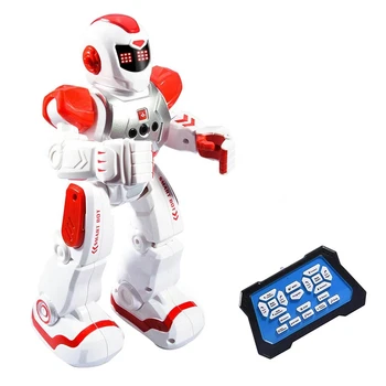 Nuotolinio Valdymo Robotas Vaikams Pažangi Programuojamas Robotas su Infraraudonųjų spindulių Valdytojas Žaislai,Šokiai,Dainavimas, LED Akis