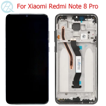 Originalus Ekranas Xiaomi Redmi Pastaba 8 Pro LCD Su Rėmu 6.53