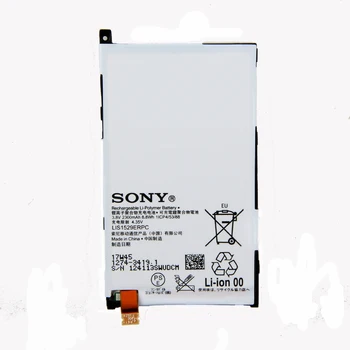 Originalus Sony LIS1529ERPC Baterija Sony Xperia Z1 Kompaktiškas D5503 Z1 Mini M51W 2300mAh